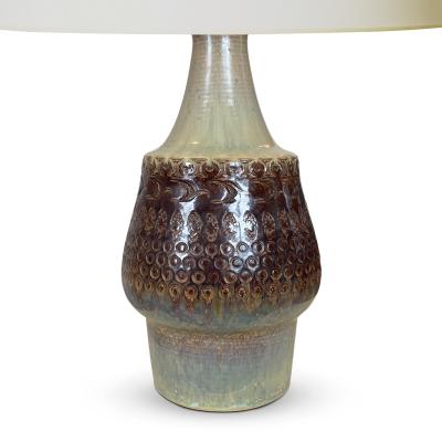  S holm Stent j Soholm ceramics Large Organically Modeled Table Lamp by Soholm Stentoj