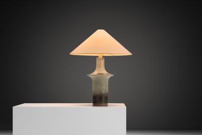  S holm Stent j Soholm ceramics Model 1080 Glazed Stoneware Table Lamp by S holm Denmark 1960s