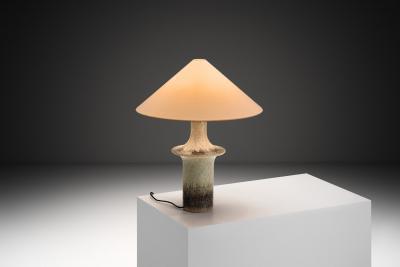  S holm Stent j Soholm ceramics Model 1080 Glazed Stoneware Table Lamp by S holm Denmark 1960s