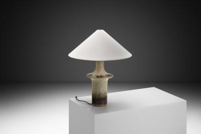  S holm Stent j Soholm ceramics Model 1080 Glazed Stoneware Table Lamp by S holm Denmark 1960s