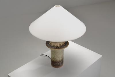  S holm Stent j Soholm ceramics Model 1080 Glazed Stoneware Table Lamp by S holm Denmark 1960s