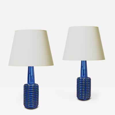  S holm Stent j Soholm ceramics Pair of Table Lamps by Einar Johansen for S holm
