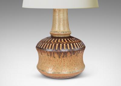  S holm Stent j Soholm ceramics Pair of Table Lamps by Joseph Simon for S holm