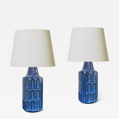  S holm Stent j Soholm ceramics Pair of Table Lamps by S holm Stent j