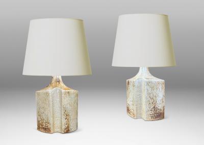  S holm Stent j Soholm ceramics Pair of table lamps by Haico Nitzsche for S holm