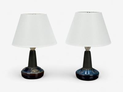  S holm Stent j Soholm ceramics S holm Stent j Glazed Stoneware Table Lamps Denmark 1970s