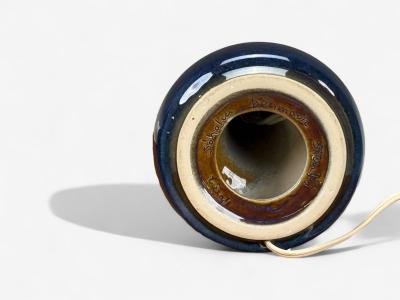  S holm Stent j Soholm ceramics S holm Stent j Glazed Stoneware Table Lamps Denmark 1970s