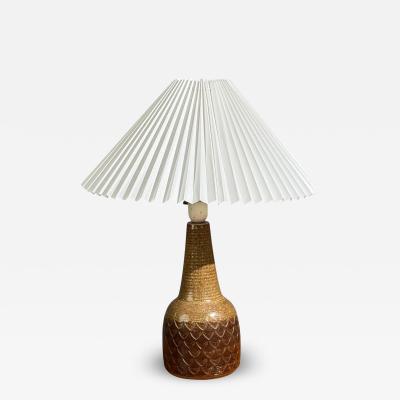  S holm Stent j Soholm ceramics S holm Stent j Table Lamp Brown Glazed Ceramic Denmark 1970s