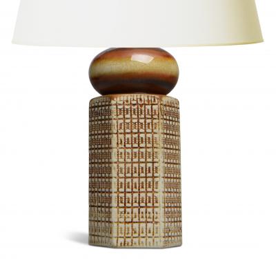  S holm Stent j Soholm ceramics Table Lamp with Exotic Flair by Haico Nitzsche for S holm