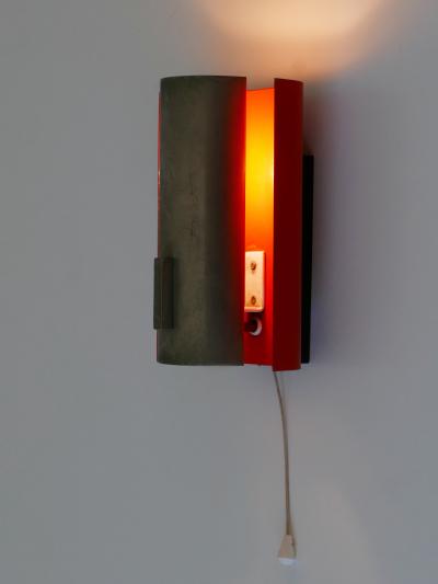  S lken Leuchten Extremely Rare Mid Century Sconce or Wall Lamp by S lken Leuchten Germany 1960s