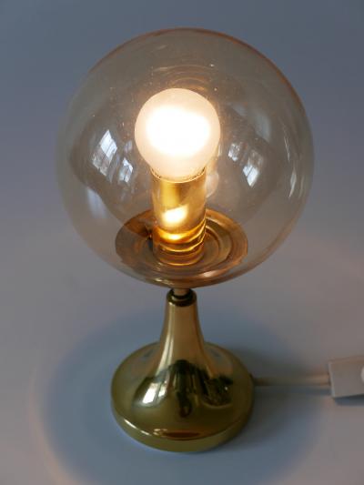  S lken Leuchten Lovely Mid Century Modern Brass Table Lamp by S lken Leuchten Germany 1960s