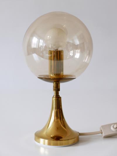  S lken Leuchten Lovely Mid Century Modern Brass Table Lamp by S lken Leuchten Germany 1960s