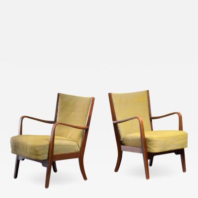  S ren Hansen Soren Hansen Pair of S ren Hansen armchairs for Fritz Hansen