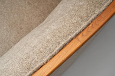  S ren Willadsen Curved Two Seater Sofa by S ren Willadsen Denmark 1940s