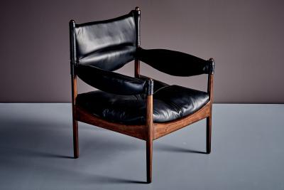  S ren Willadsen M belfabrik Modus Lounge Chair with matching Ottoman designed by Kristian Solmer Vedel