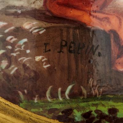  S vres Porcelain Manufactory Antique Rococo style porcelain and gilt bronze clock garniture