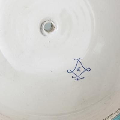  S vres Porcelain Manufactory Pair of gilt bronze and turquoise porcelain candelabra