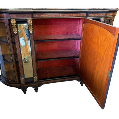  S vres Porcelain Manufacture Nationale de S vres Antique French Ebonized Credenza Side Cabinet W Sevres Plaque