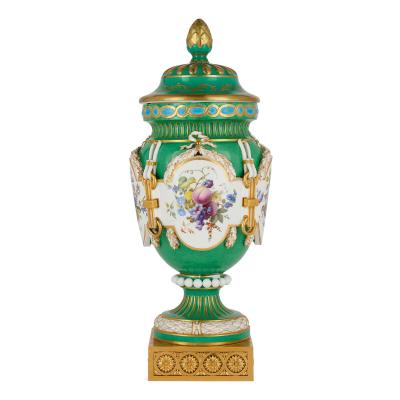  S vres Porcelain Manufacture Nationale de S vres Antique French S vres style ormolu mounted porcelain mantel clock