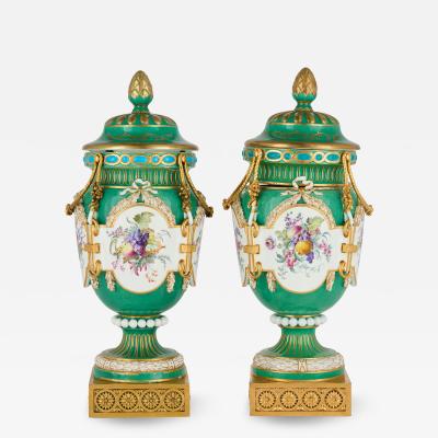  S vres Porcelain Manufacture Nationale de S vres Antique French S vres style ormolu mounted porcelain mantel clock