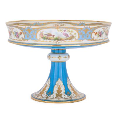  S vres Porcelain Manufacture Nationale de S vres Antique Rococo style porcelain centrepiece by S vres