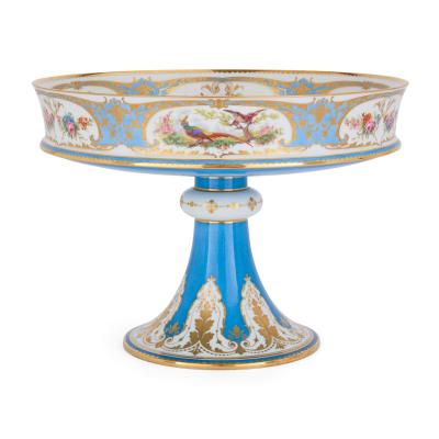  S vres Porcelain Manufacture Nationale de S vres Antique blue S vres porcelain centrepiece