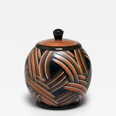  S vres Porcelain Manufacture Nationale de S vres Delachenal Vases decor basketry Richard 97 33 01 2 1 1933