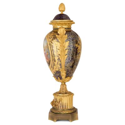  S vres Porcelain Manufacture Nationale de S vres Large French 19th century ormolu mounted S vres style vases