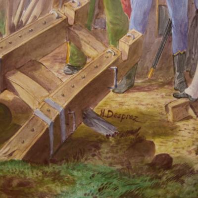  S vres Porcelain Manufacture Nationale de S vres Large pair of S vres style Napoleonic vases with ormolu mounts