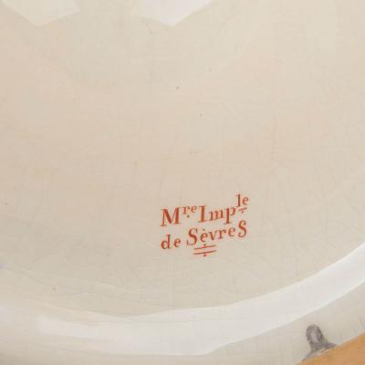  S vres Porcelain Manufacture Nationale de S vres Large pair of S vres style Napoleonic vases with ormolu mounts