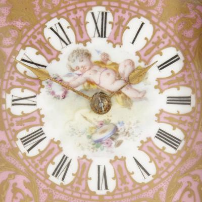  S vres Porcelain Manufacture Nationale de S vres Rococo Style Sevres Style Porcelain and Ormolu Carriage Clock