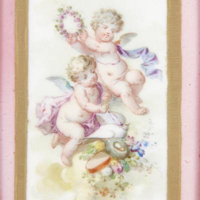  S vres Porcelain Manufacture Nationale de S vres Rococo Style Sevres Style Porcelain and Ormolu Carriage Clock