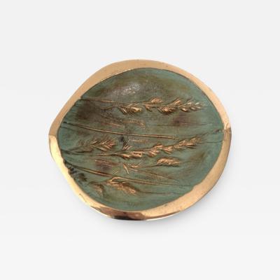  SERGE MANSAU BRONZE DISH DESIGNED BY SERGE MANSAU FOR MONIQUE GERBER HERBIER COLLECTION