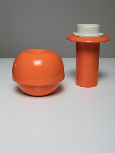  SIC Italy Set of Two Ceramic Vases by SIC Italy