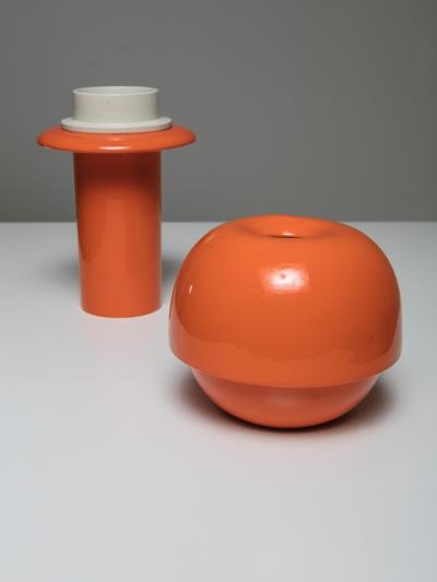  SIC Italy Set of Two Ceramic Vases by SIC Italy