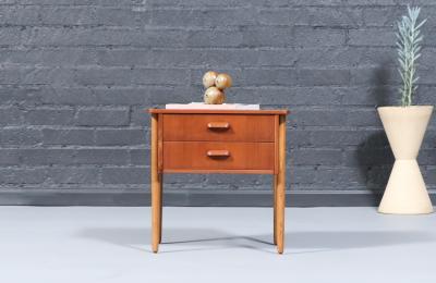  SIGFRED OMANN Sigfred Oman Teak Oak Night Stands for lholm M belfabrik