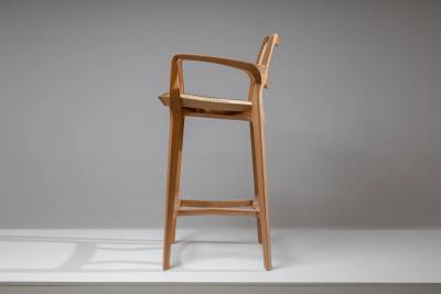  SIMONINI AURORA SA2 NATURAL SOLID WOOD NT CANING BACK AND SEAT