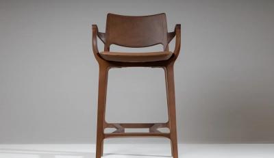  SIMONINI AURORA SA3 SOLID BACK WALNUT STRUCTURE LEATHER SEATING WARMS