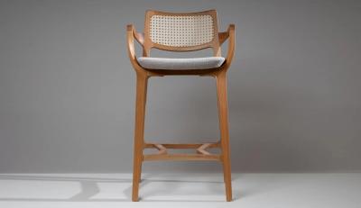  SIMONINI AURORA SA4 UPHOSTERED SEATING CANING BACK NATURAL SOLID WOOD STRUCTURE