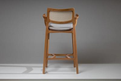  SIMONINI AURORA SA4 UPHOSTERED SEATING CANING BACK NATURAL SOLID WOOD STRUCTURE