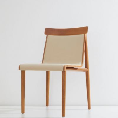  SIMONINI Contemporary Chair in Solid Wood Upholstered in Leather or Textiles