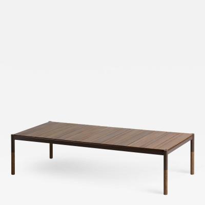  SIMONINI Hardwood and Metal Outdoor Center Table Minimalist Design