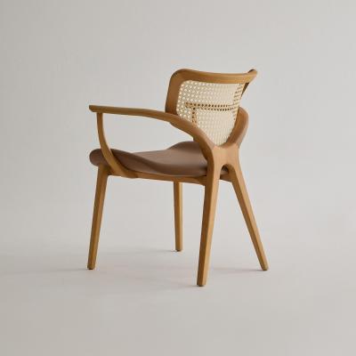  SIMONINI Lotus Dining Chair by Daniel Simonini Solid Oak Cane Back