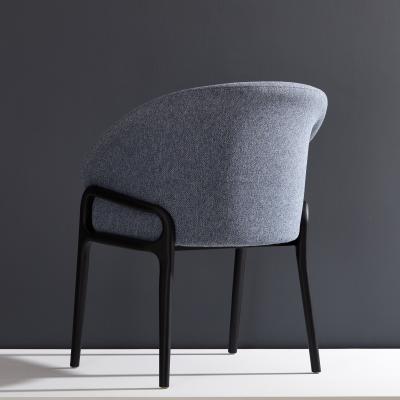 SIMONINI Minimal Organic Chair in Solid Wood Upholstered Seating