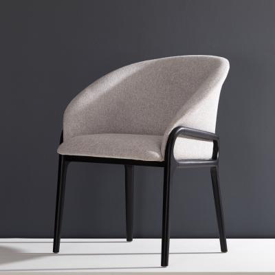  SIMONINI Minimal Organic Chair in Solid Wood Upholstered Seating