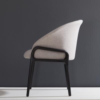  SIMONINI Minimal Organic Chair in Solid Wood Upholstered Seating