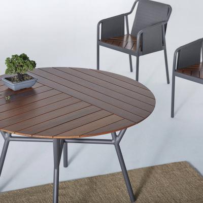  SIMONINI Minimal Style Round Tables in Metal and Solid Wood