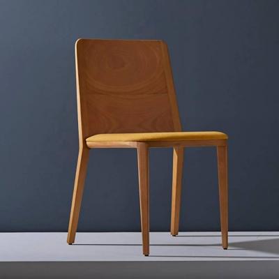  SIMONINI Minimal style solid wood chair textiles or leather seatings