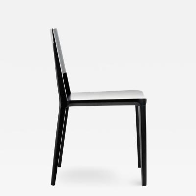  SIMONINI Minimalist Chair in Hardwood Solid Black