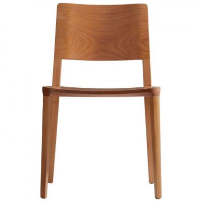  SIMONINI Minimalist Modern Chair in Natural Solid Wood